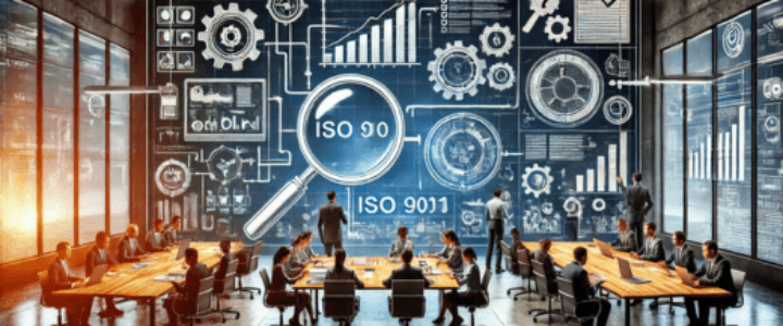 Implementing ISO 9001 allows organizations to analyze their processes